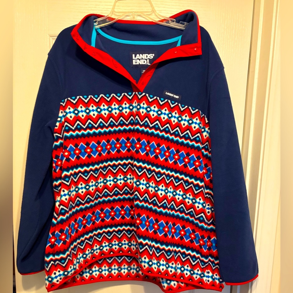 Lands End Fleece Pullover